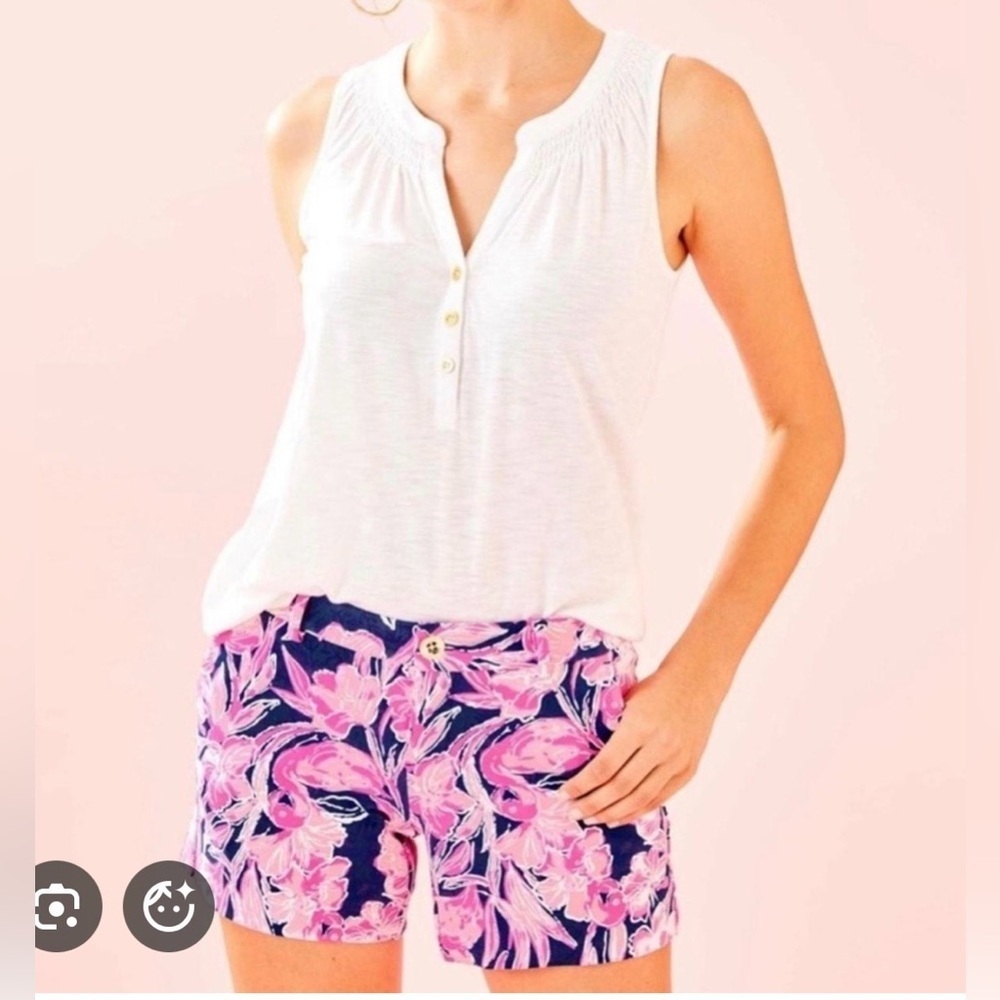 Lilly Pulitzer Pink Floral Women's Shorts